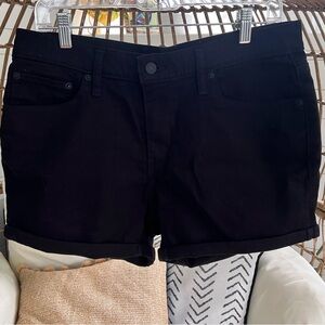 Levi's Women's Black Jean Shorts size 31